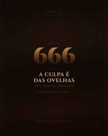 Capa O livrinho. A Culpa é das Ovelhas. Edição 666, as bestas exposed