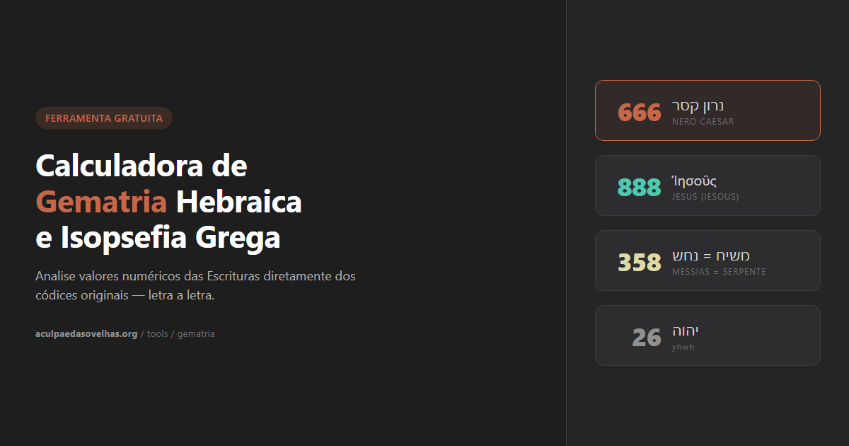 666 — O Número da Besta: Nero César | Calculadora de Gematria Hebraica ...